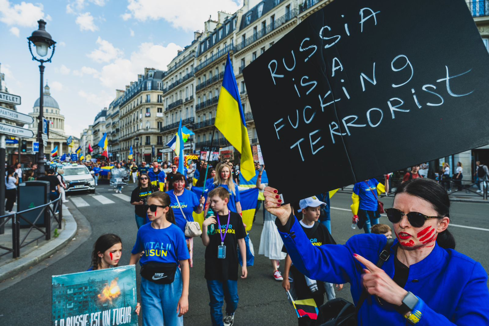 У Парижі пройшов марш пам'яті вбитих українських спортсменів (ФОТО) 1